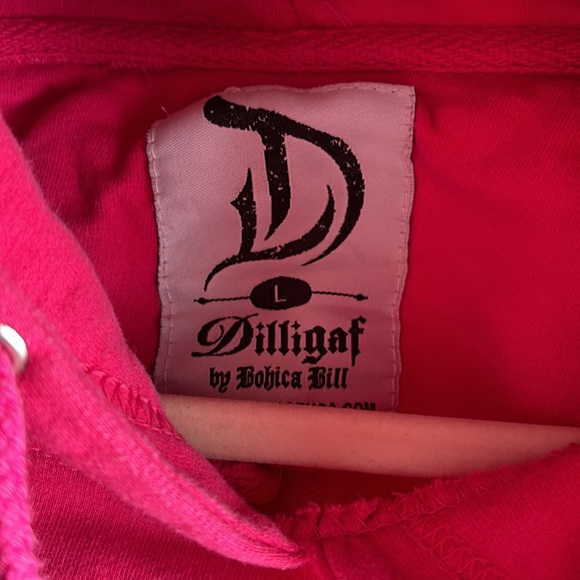 Woman’s DILLIGAF Hoodie - Picture 3 of 4